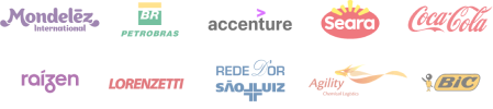 Mondelēz International, BR Petrobras, Accenture, Seara, Coca-Cola, Raízen, Lorenzetti, Rede D'Or São Luiz, Agility, Bic