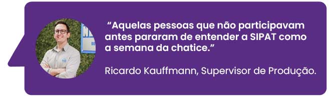 Depoimento de Ricardo Kauffmann, Supervisor de Produção da Nelson Global.