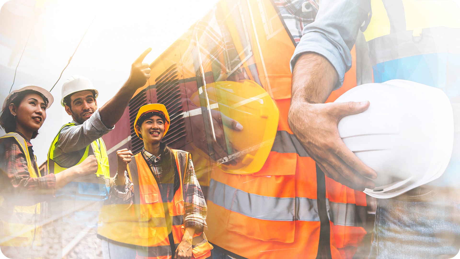 Trabalhadores unidos pela seguranca