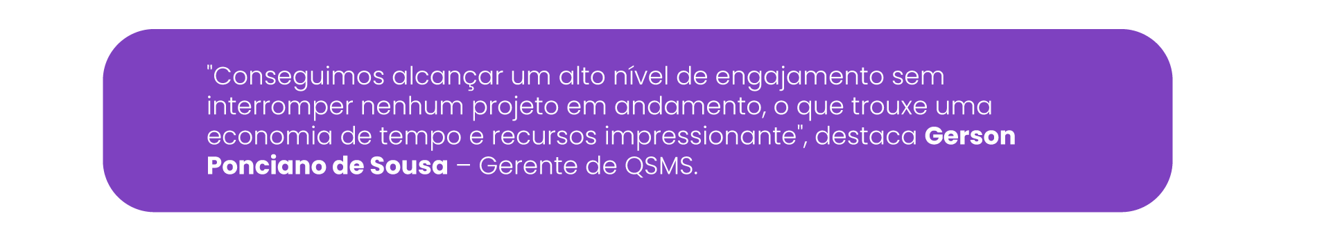 Depoimento de participante da SIPAT.