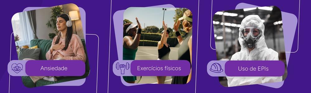 Imagens com sugestões de temas para interação no Mural Social.